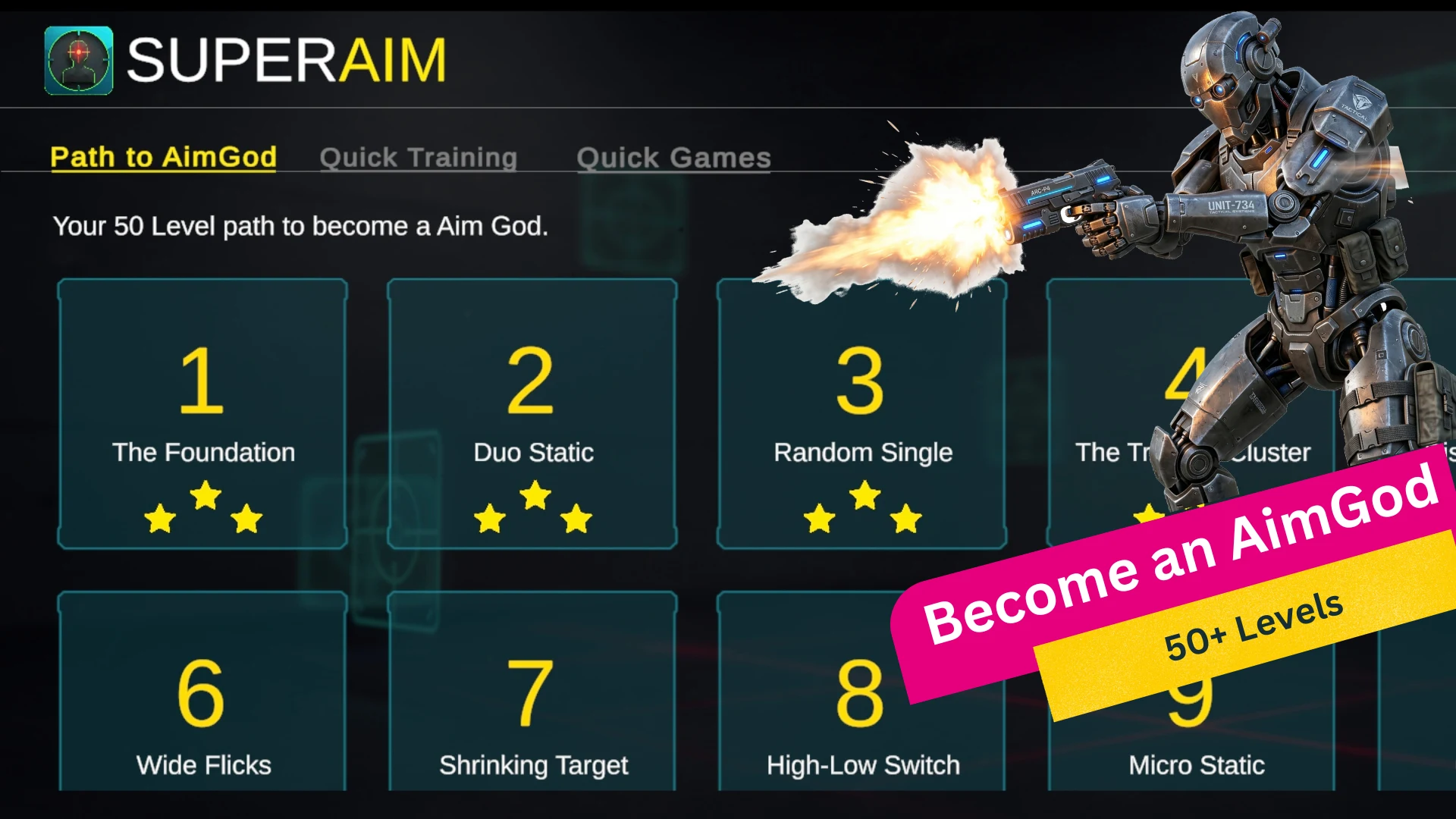 Aim Trainer For FPS: SuperAim screenshot